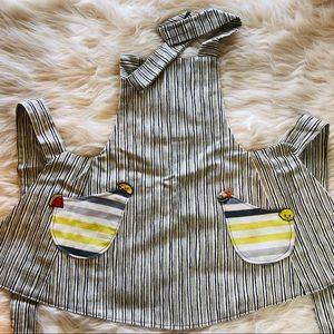 Unisex child’s apron, handmade, one of a kind